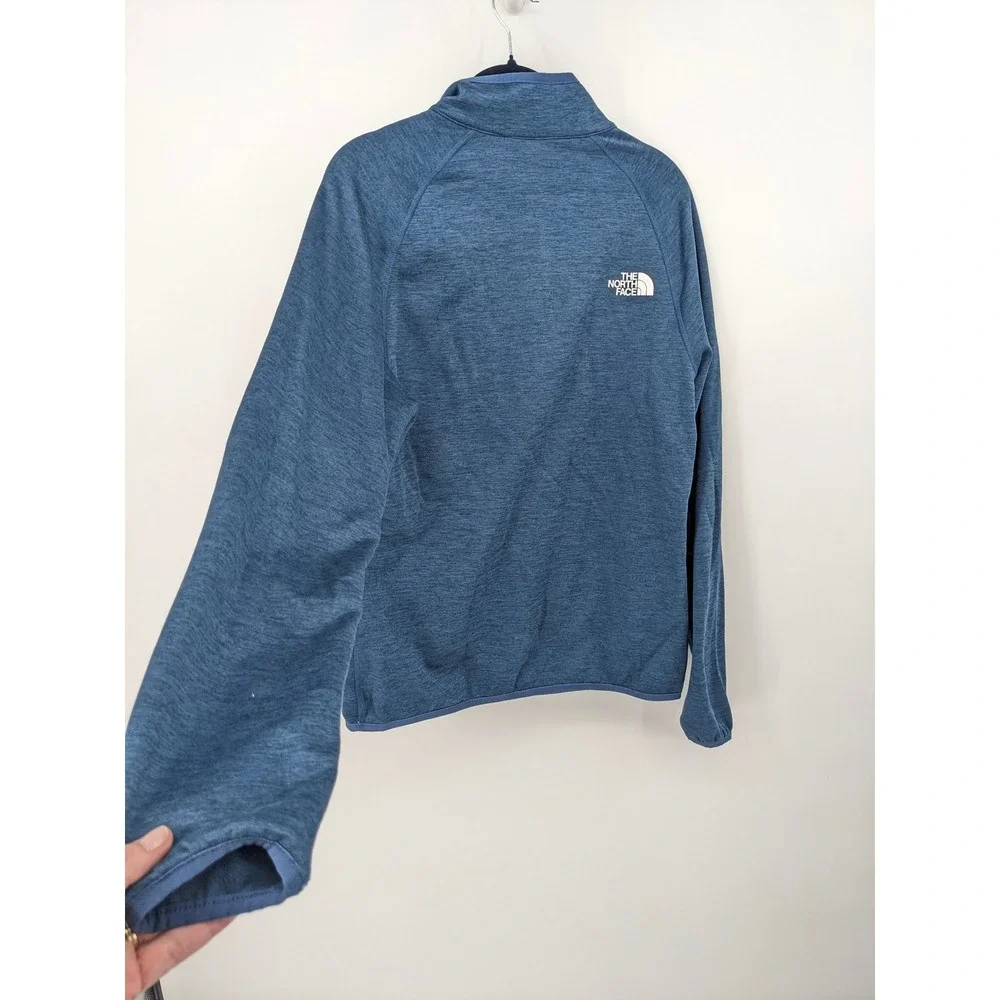 The‎ North Face Canyonland Sweater Mens Small Blue Quarter Zip Fleece Pullover